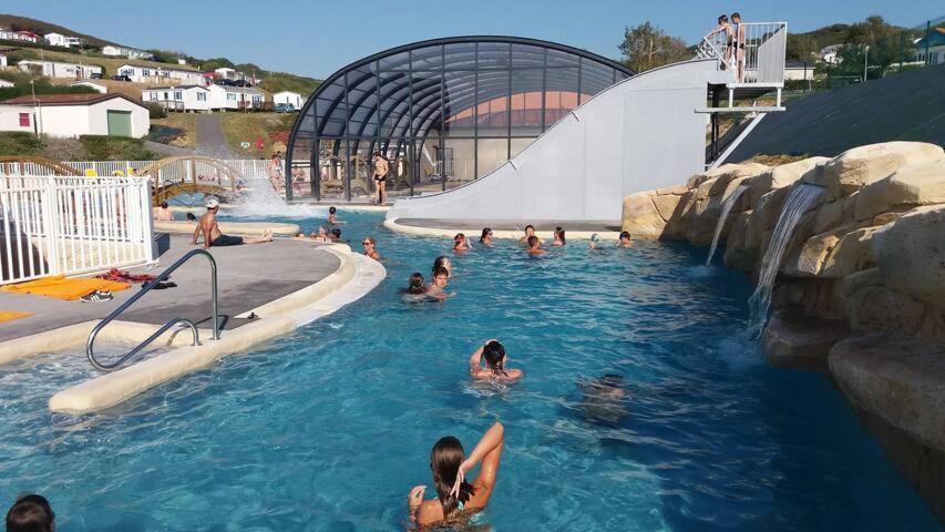 Camping De La Falaise A Equihen Plage Esterno foto